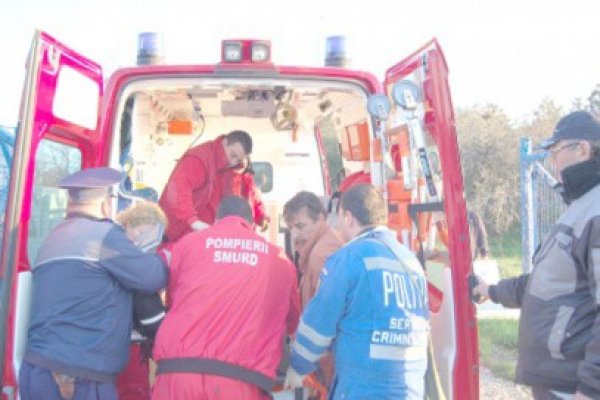 Accident cu persoană încarcerată, pe DN 2A